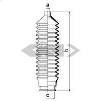 Пильовик рульового механізма SPIDAN 83602