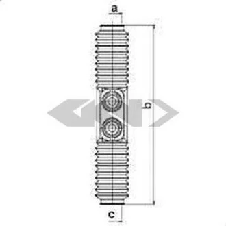Пильовик, рульове управління SPIDAN 83604