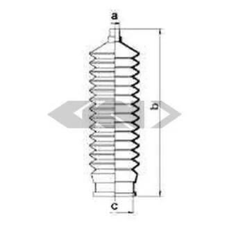Пильник кермової рейки SPIDAN 83608