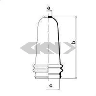 Пильовик рульового механізма SPIDAN 83613