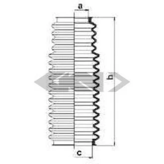 Пильовик рульового механізма SPIDAN 83714