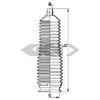 Пильовик рульового механізма SPIDAN 83905
