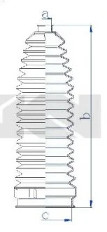 Пыльник 1шт. TRW SPIDAN 83949
