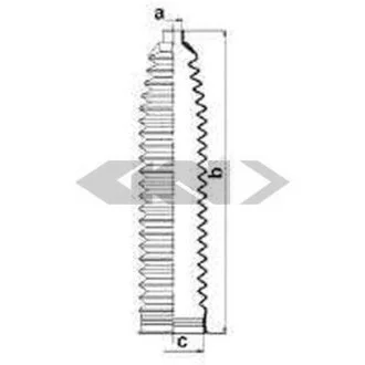 Пильник кермової рейки SPIDAN 83993