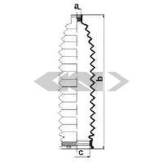 Пильовик рульового механізма SPIDAN 83999
