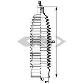 Пильник рул. тяги VAG A1/A2/Cordoba/Ibiza/Fabia/Fox/Polo 1,0-2,0 99>> SPIDAN 84003