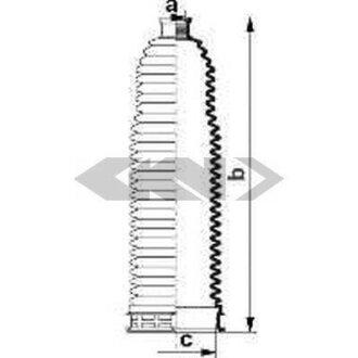 Пильовик рульового механізма SPIDAN 84085