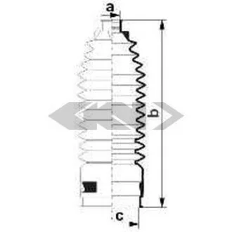 Пильовик, рульове управління SPIDAN 84088