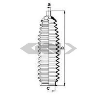 Пильовик рульового механізма SPIDAN 84100