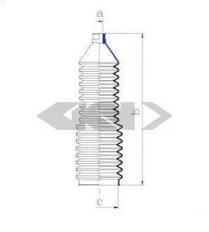Пильовик рульового механізма SPIDAN 84107
