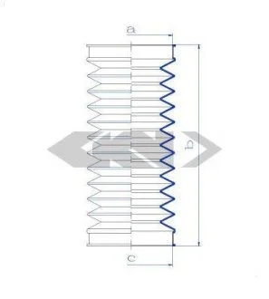 Пильовик рульового механізма SPIDAN 84115