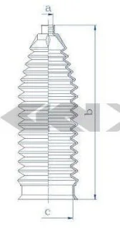 Пильовик рульового механізма SPIDAN 84232