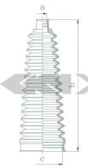 Пильовик, рульове управління SPIDAN 84251