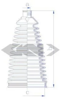 Пильовик рульового механізма SPIDAN 84265