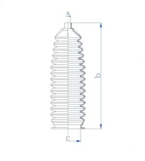 Пильовик рульового механізма SPIDAN 84289