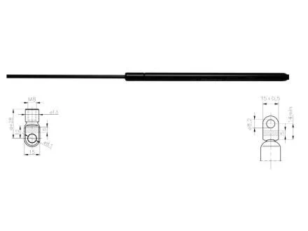 Амортизатор багажника STARLINE 1212805