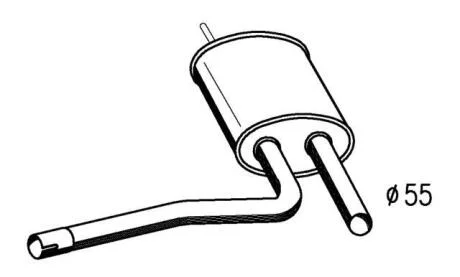 Вихлопнi системи STARLINE 1222420