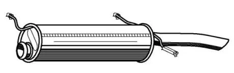 Вихлопнi системи STARLINE 1615401