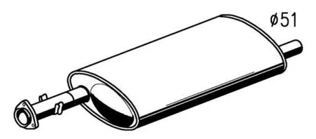 Вихлопнi системи STARLINE 1822420