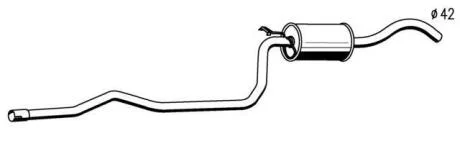 Вихлопнi системи STARLINE 2020422