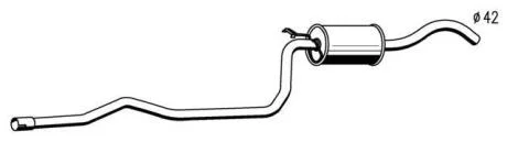 Вихлопнi системи STARLINE 2020423