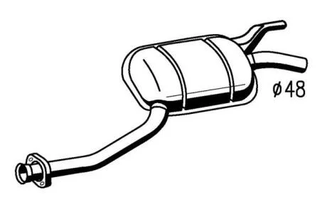 Вихлопнi системи STARLINE 2814421