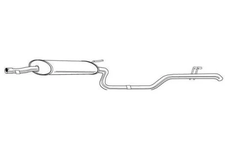 Глушник зад. Mercedes Vito W638 STARLINE 2822401