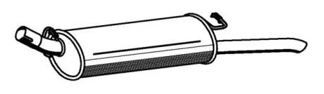 Деталь вихлопної системи STARLINE 3230401