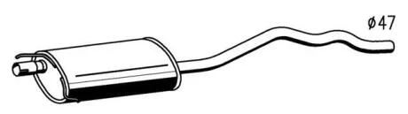 Вихлопнi системи STARLINE 3613420