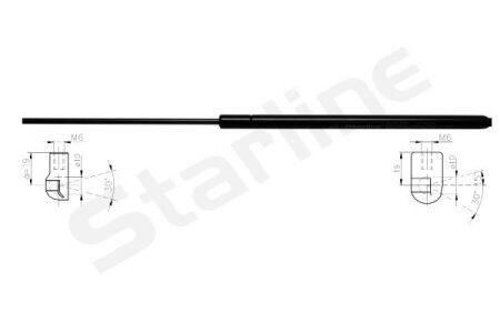 Амортизатор багажника STARLINE 38.38.800