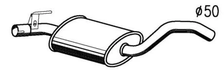 Вихлопнi системи STARLINE 4230421