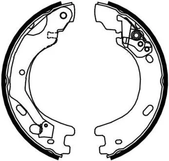 Гальмівні колодки барабанні STARLINE BC 01030