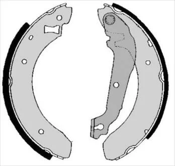Гальмівні колодки барабанні STARLINE BC 01380B