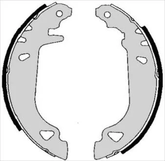 Гальмівні колодки барабанні STARLINE BC04780