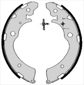 Гальмівні колодки барабанні STARLINE BC 05690