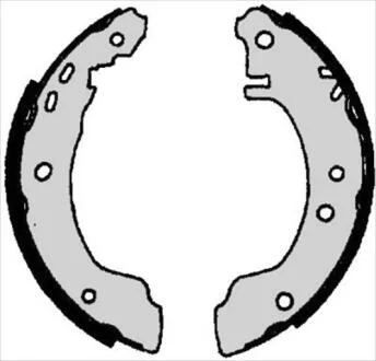 Гальмівні колодки барабанні STARLINE BC 06780