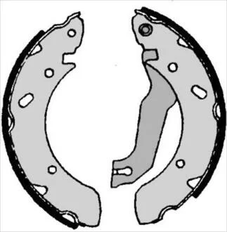 Гальмівні колодки барабанні STARLINE BC06990