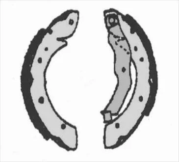 Гальмiвнi колодки, к-кт. (Тормозные колодки барабанные, к-кт.) STARLINE BC 07135