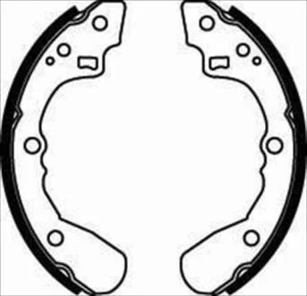 Гальмівні колодки барабанні STARLINE BC07440