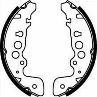 Гальмівні колодки барабанні STARLINE BC 07470