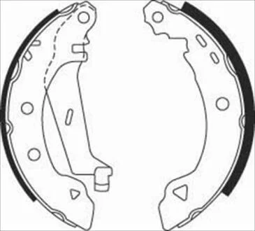 Гальмівні колодки барабанні STARLINE BC07530