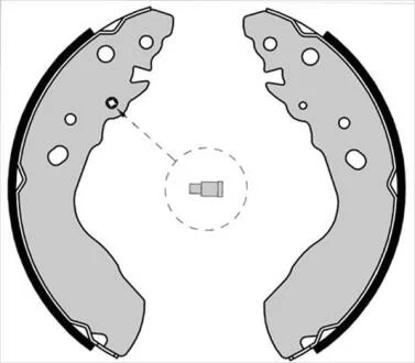 Гальмівні колодки барабанні STARLINE BC 07770