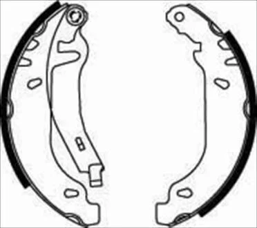 Гальмівні колодки барабанні STARLINE BC 07820