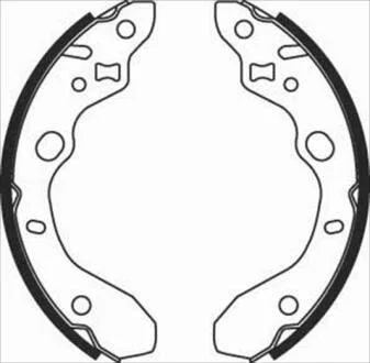 Гальмівні колодки барабанні STARLINE BC 07910