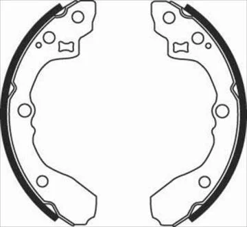 Гальмівні колодки барабанні STARLINE BC 08060