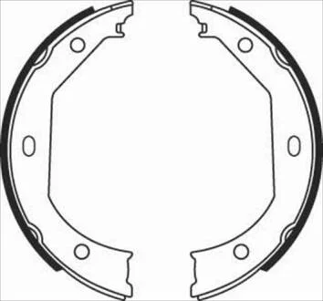 Гальмівні колодки барабанні STARLINE BC 08090