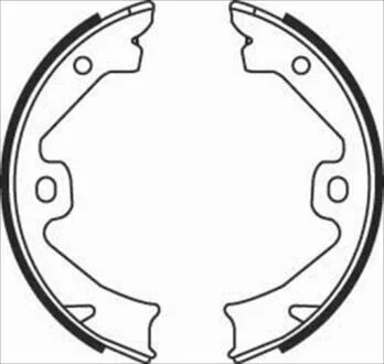 Гальмівні колодки барабанні STARLINE BC 08140