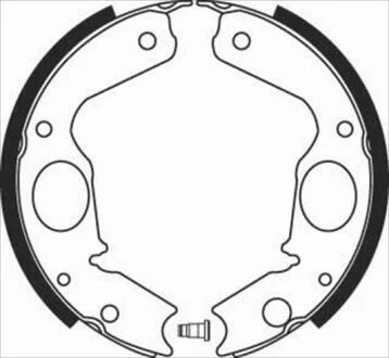 Гальмівні колодки барабанні STARLINE BC 08350