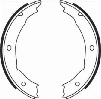 Гальмівні колодки барабанні STARLINE BC 08400