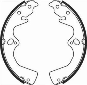 Гальмівні колодки барабанні STARLINE BC08470